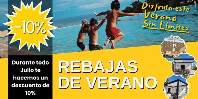 Oferta de pergolas rebaja verano